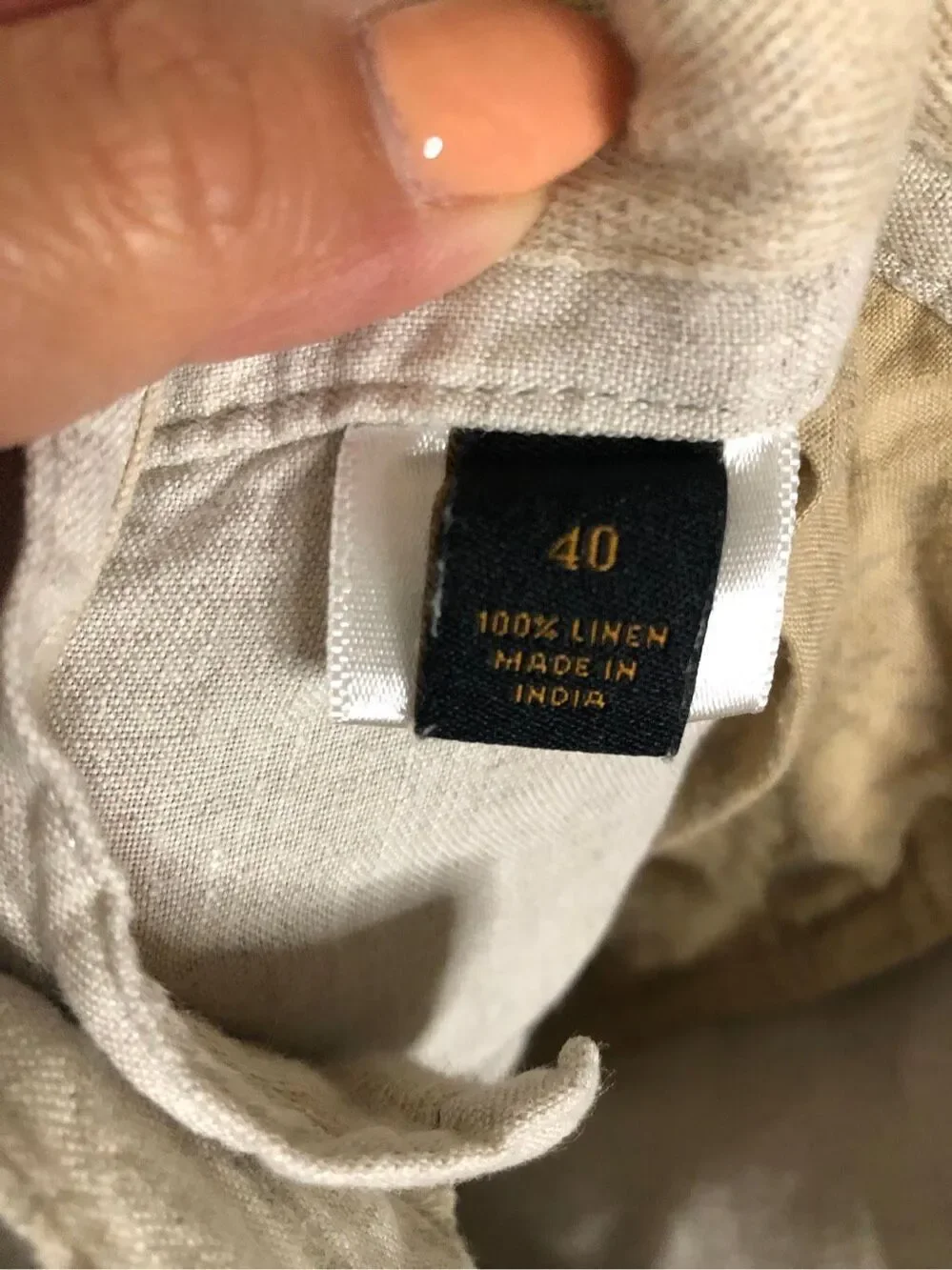 Jos. A. Bank Reserve Collection 100% Linen Shorts Mens 40 Coastal Old Money